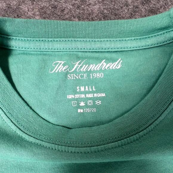 The Hundreds Men's Aqua/Green Short Sleeve 100% Cotton T-Shirt Size Small - Picture 3 of 12
